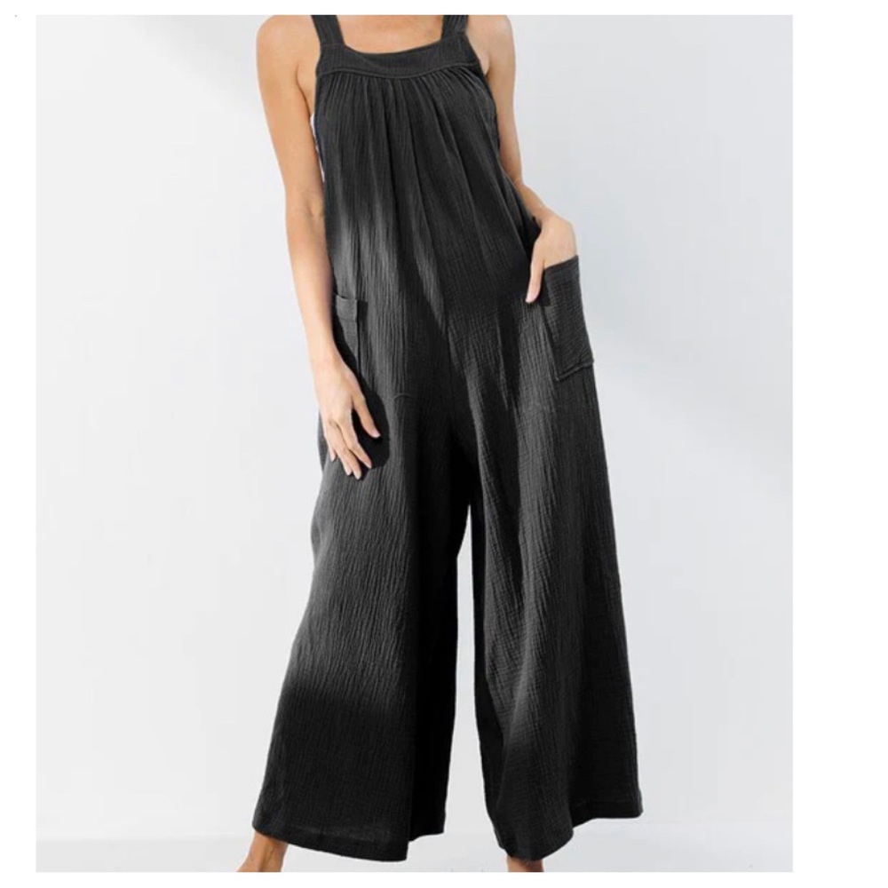 Most Fabulous Angela Solid Fabulous Wide Leg Jumpsuit